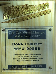 Top ten wreck masters of the year 2007